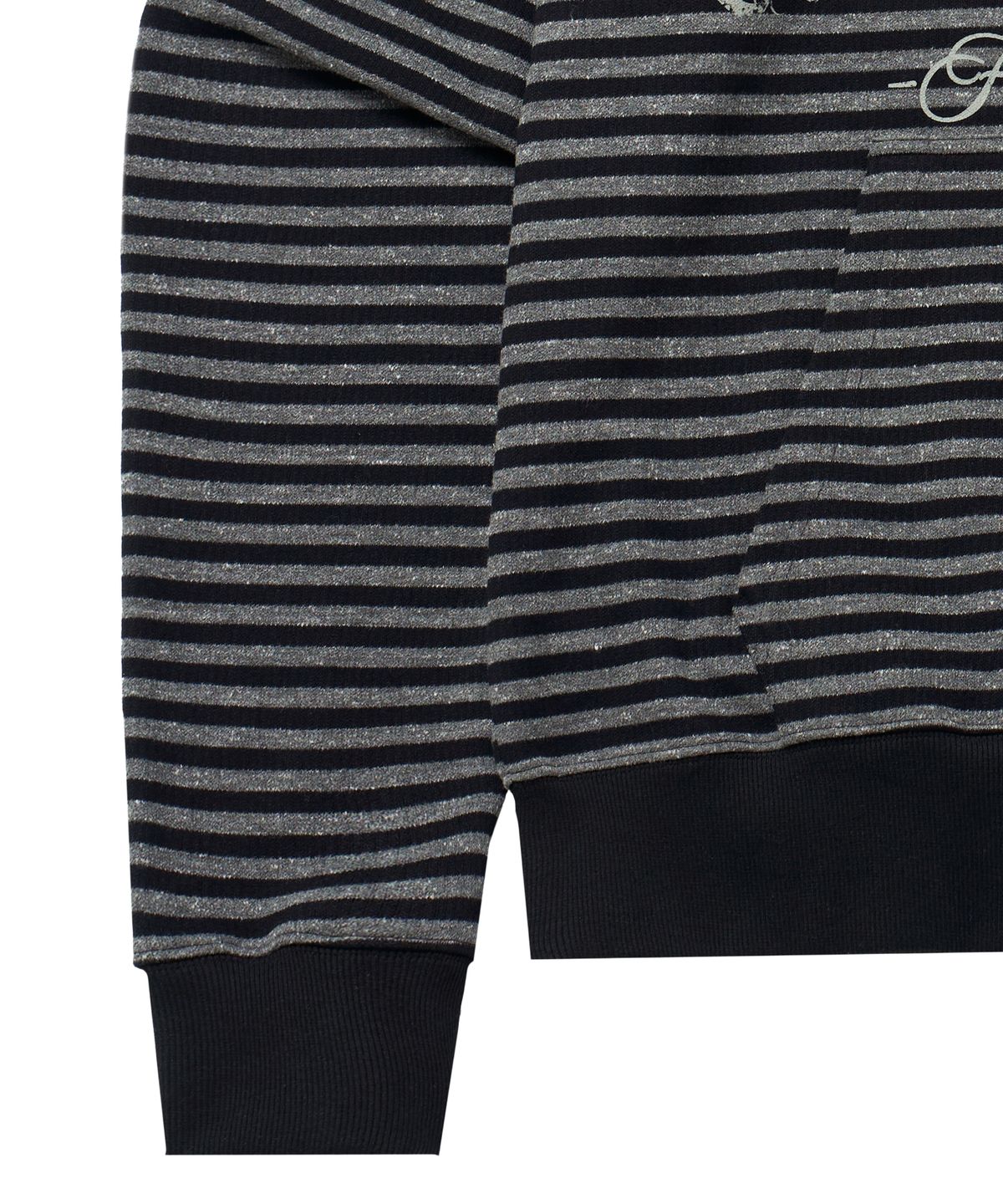 아이돈워너셀(IDWS) Proto Stripe Hoodie Zip Up Black