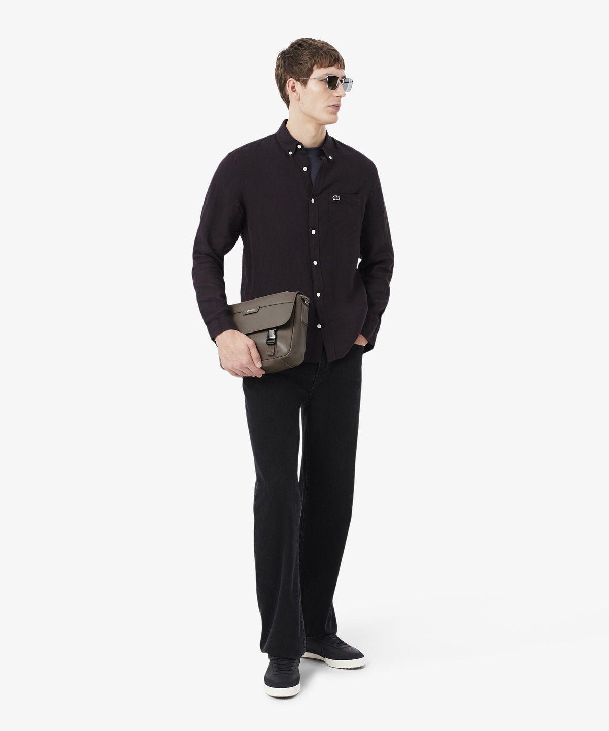 라코스테(LACOSTE) 남성 오시안 메신저백 NH5049O56G Q80