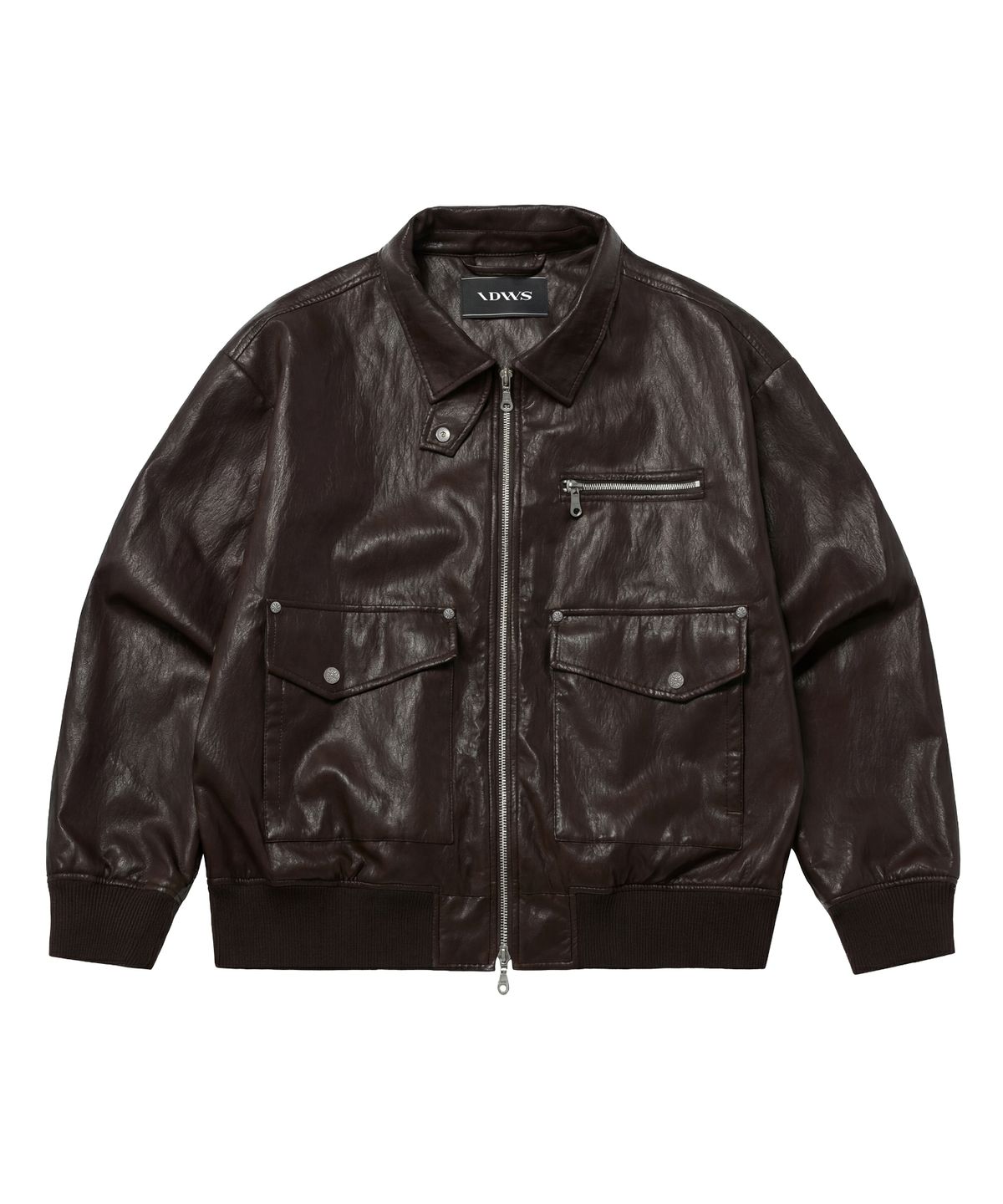아이돈워너셀(IDWS) Misty Leather Blouson Brown