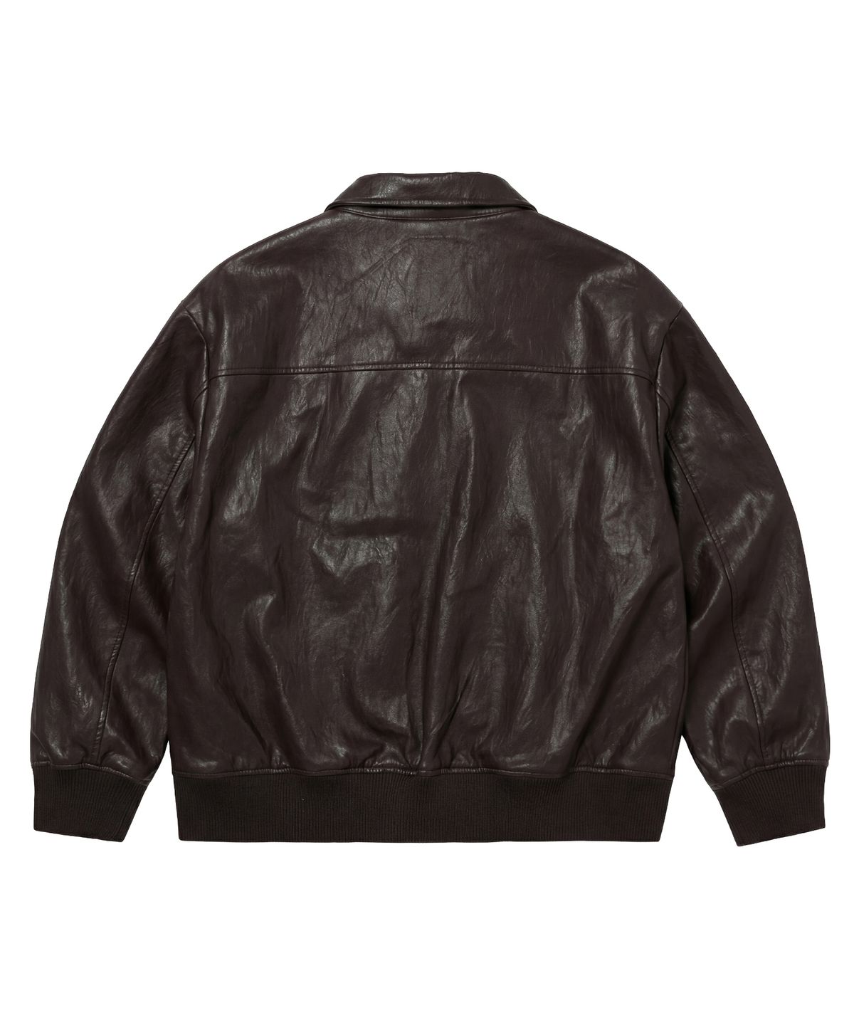 아이돈워너셀(IDWS) Misty Leather Blouson Brown