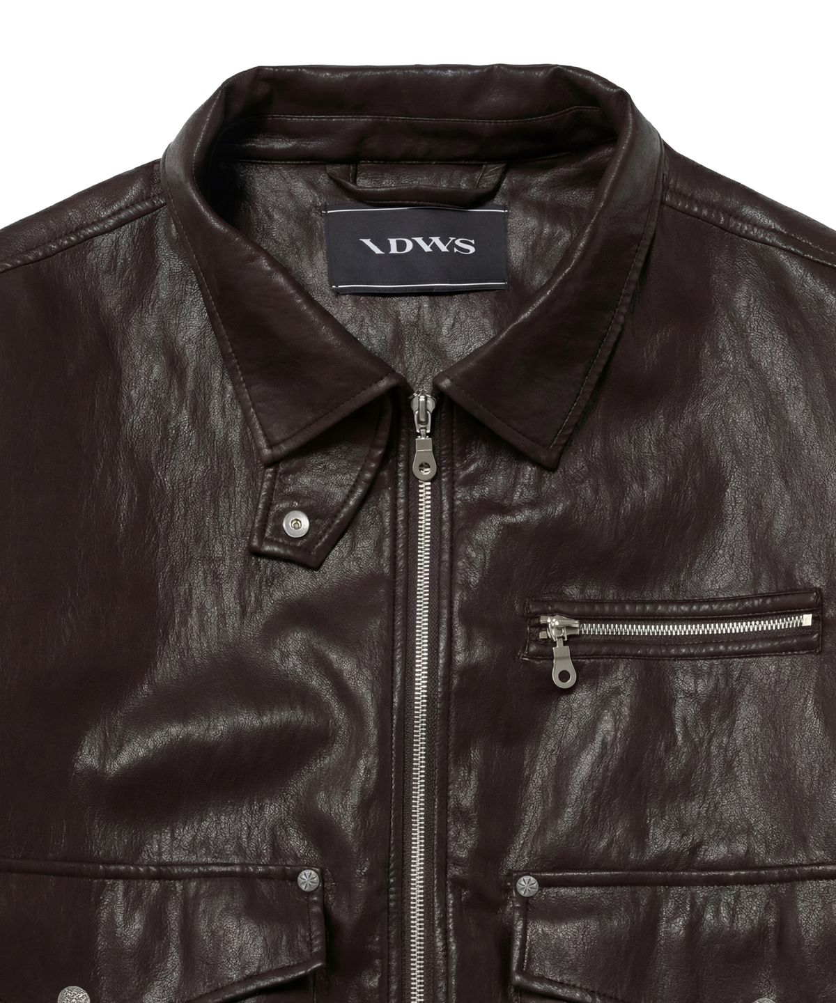 아이돈워너셀(IDWS) Misty Leather Blouson Brown