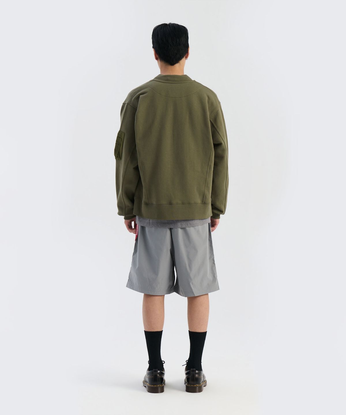 알파 인더스트리(ALPHA INDUSTRIES) MA-1 플리스 자켓 OG-107 그린