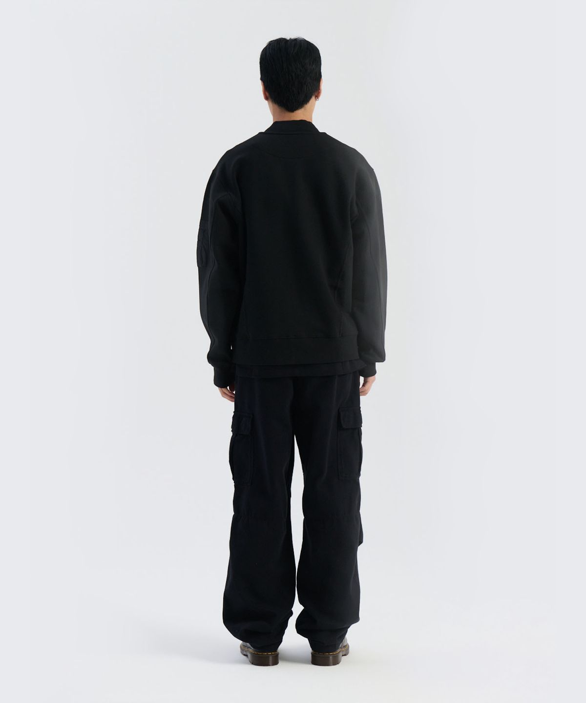 알파 인더스트리(ALPHA INDUSTRIES) MA-1 플리스 자켓 블랙