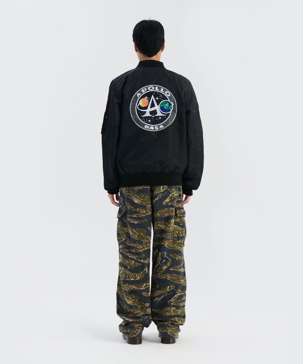 알파 인더스트리(ALPHA INDUSTRIES) L-2B 아폴로 젠 II 플라이트 자켓 블랙