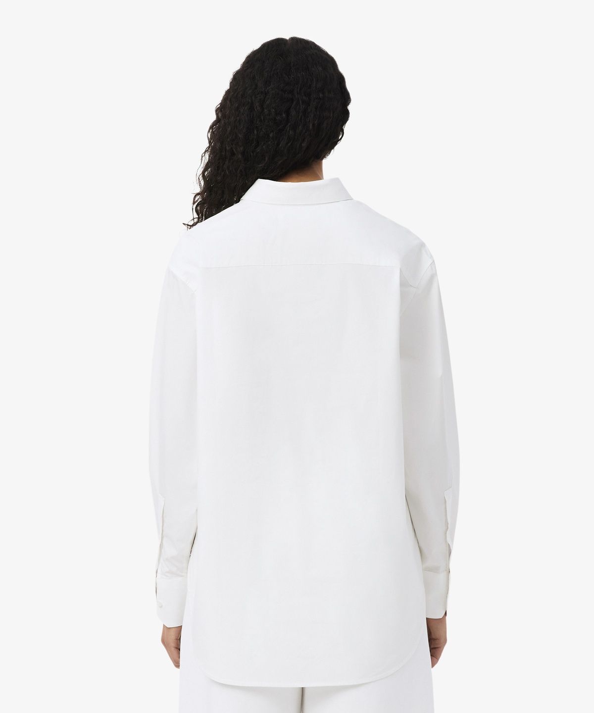 라코스테(LACOSTE) 여성 오버핏 클래식 포플린 셔츠 CF1054-56G 001