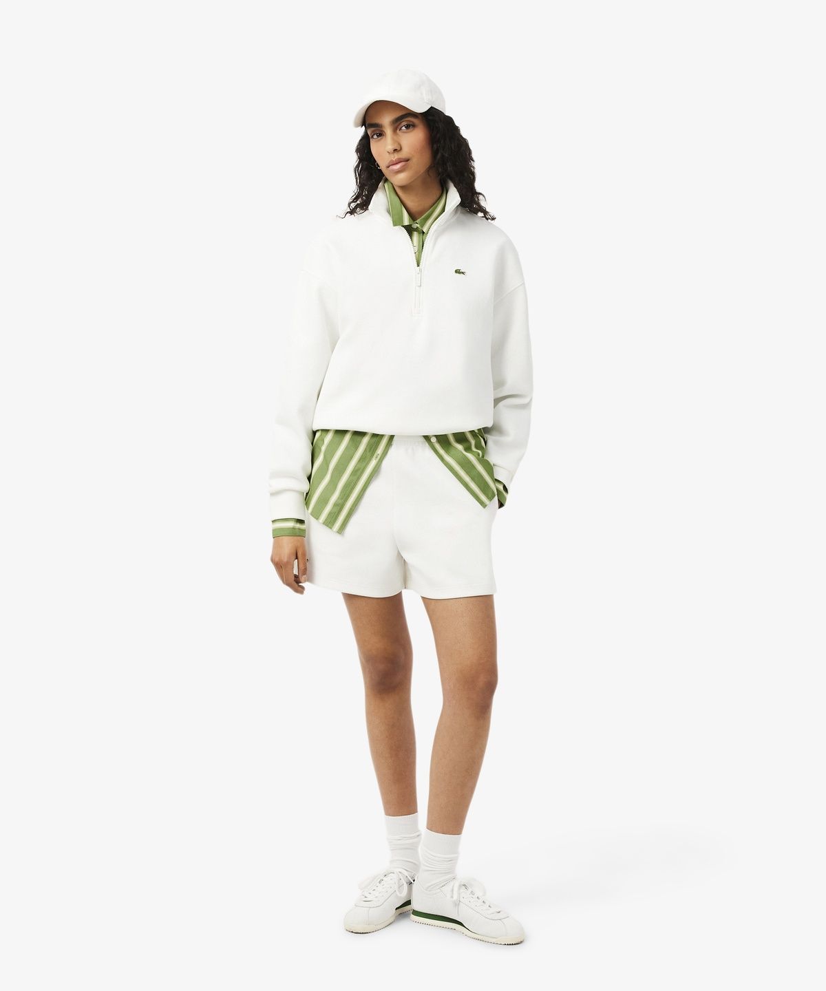 라코스테(LACOSTE) 여성 오버핏 클래식 포플린 셔츠 CF1054-56G 3WI