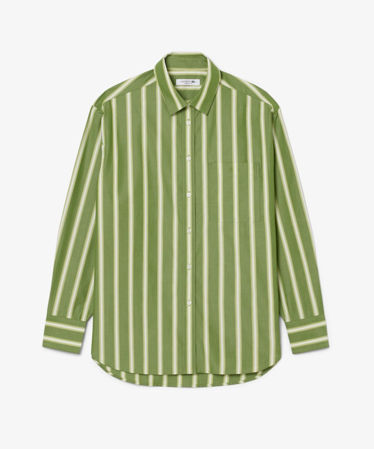 라코스테(LACOSTE) 여성 오버핏 클래식 포플린 셔츠 CF1054-56G 3WI