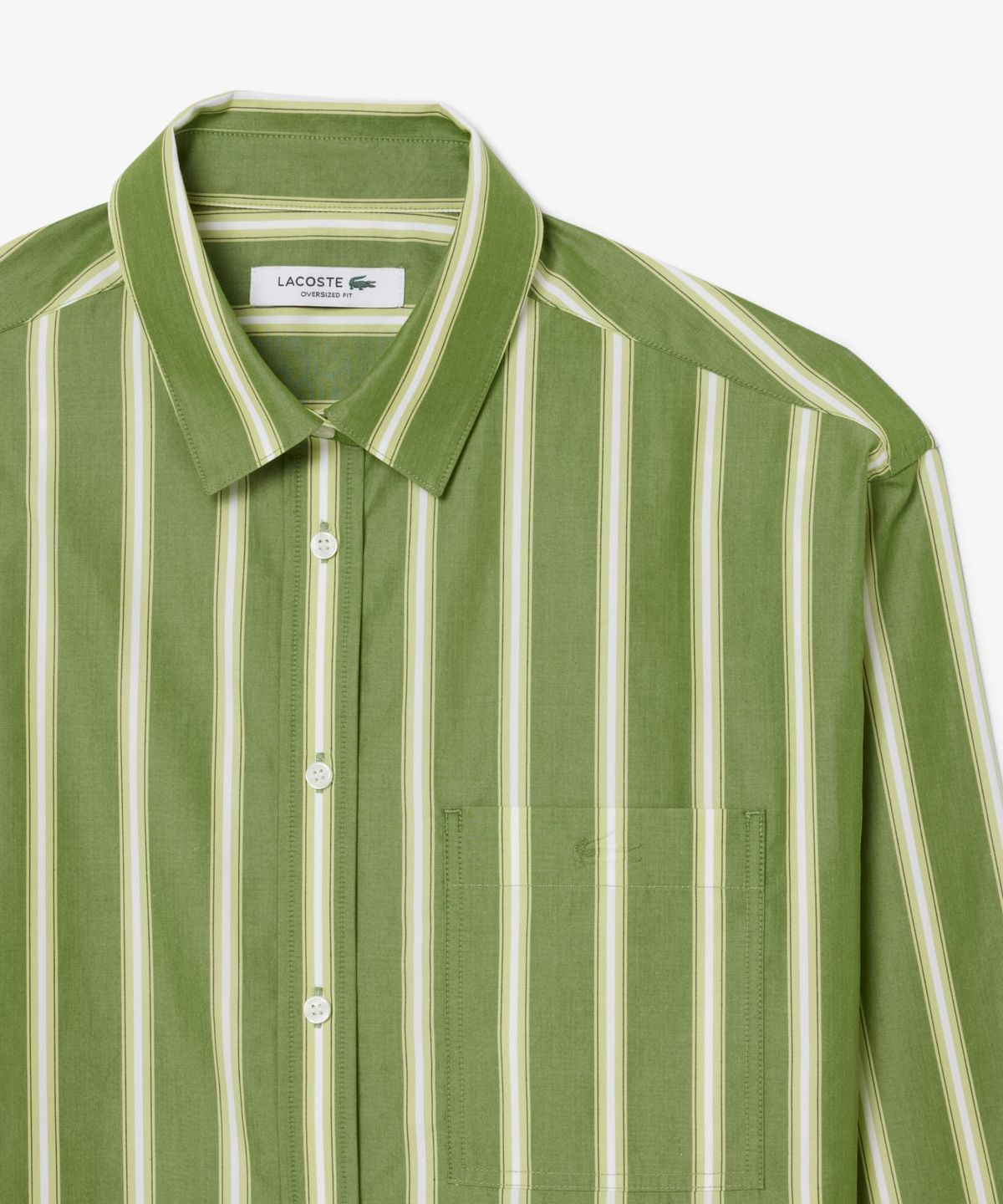 라코스테(LACOSTE) 여성 오버핏 클래식 포플린 셔츠 CF1054-56G 3WI