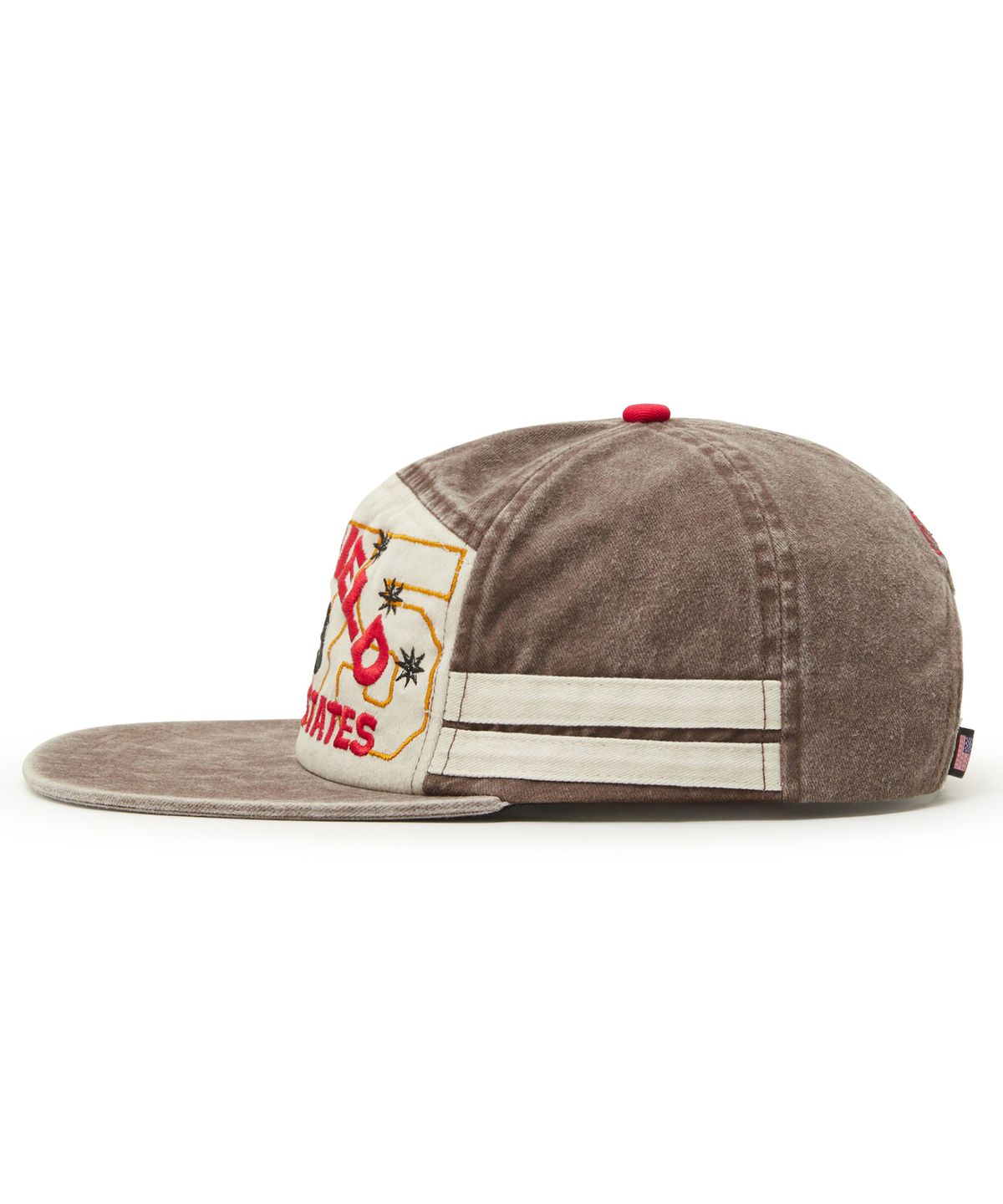 펜필드(PENFIELD) 워시드 베이스테이트 75 트러커 캡 브라운_FS7AH43U