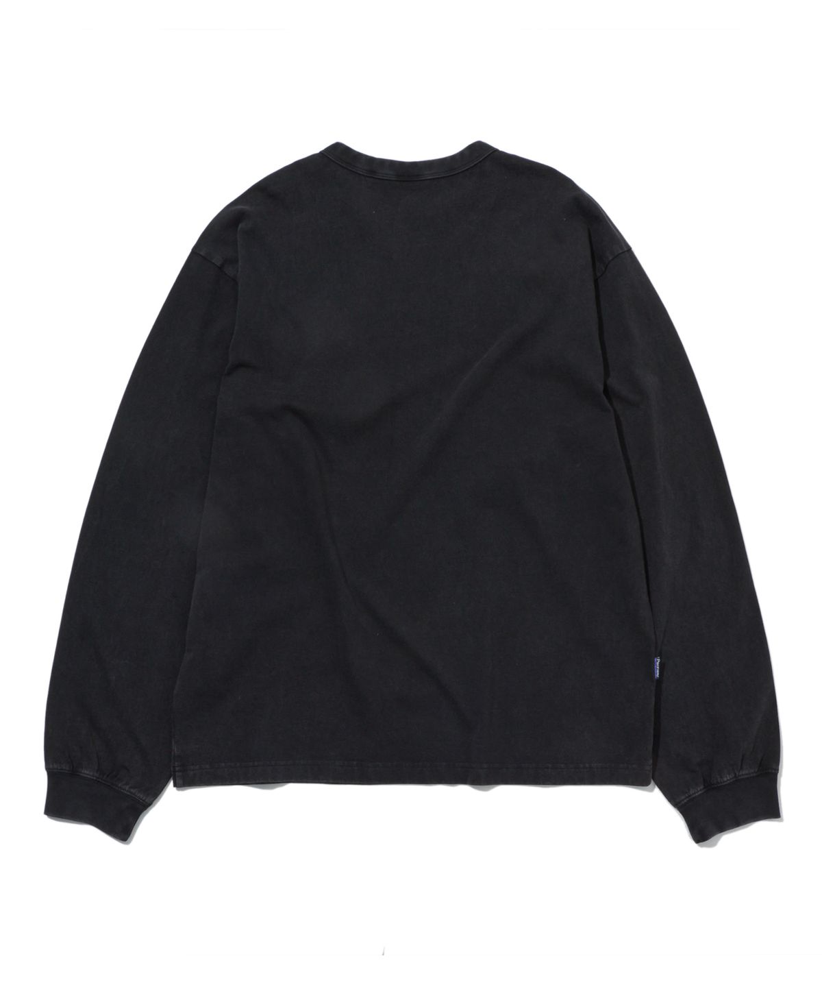 펜필드(PENFIELD) 워시드 베이직 포켓 긴소매 티셔츠 블랙_FS1KT43U