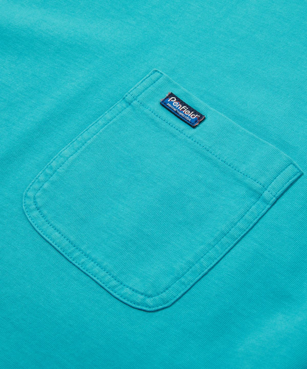 펜필드(PENFIELD) 워시드 베이직 포켓 긴소매 티셔츠 민트_FS1KT42U