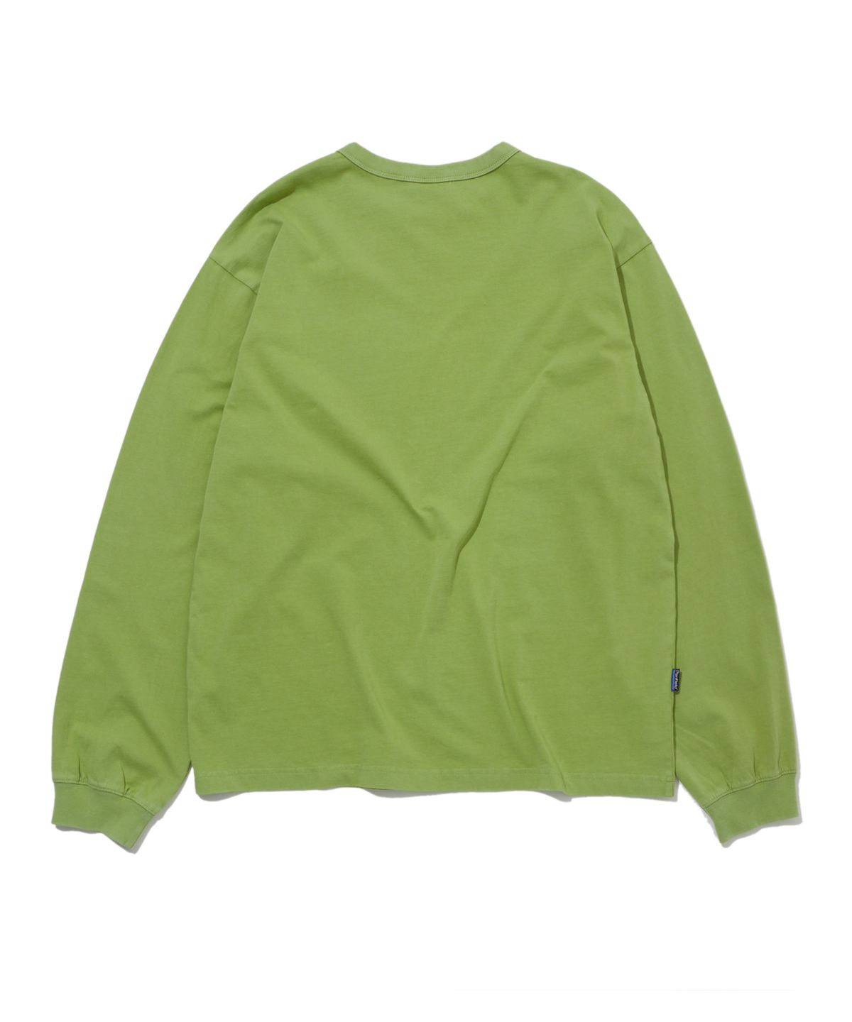 펜필드(PENFIELD) 워시드 베이직 포켓 긴소매 티셔츠 그린_FS1KT40U