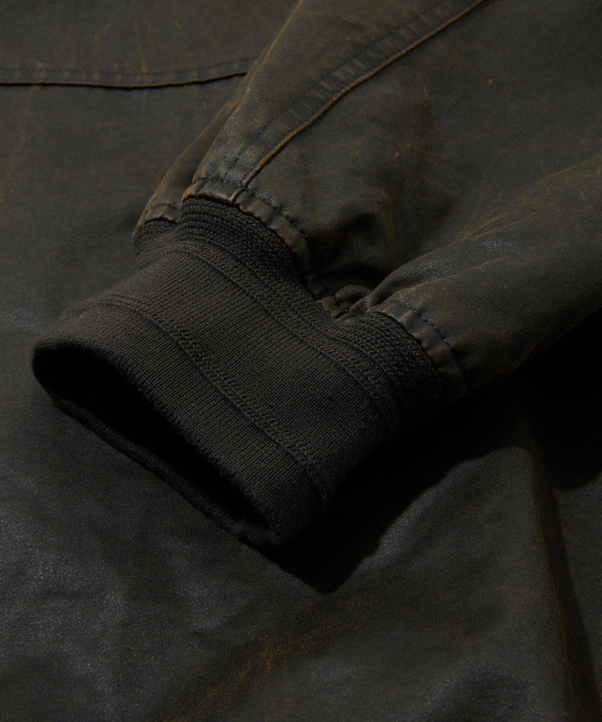 펜필드(PENFIELD) 워시드 코튼 MA-1 자켓 블랙_FS1WJ17U