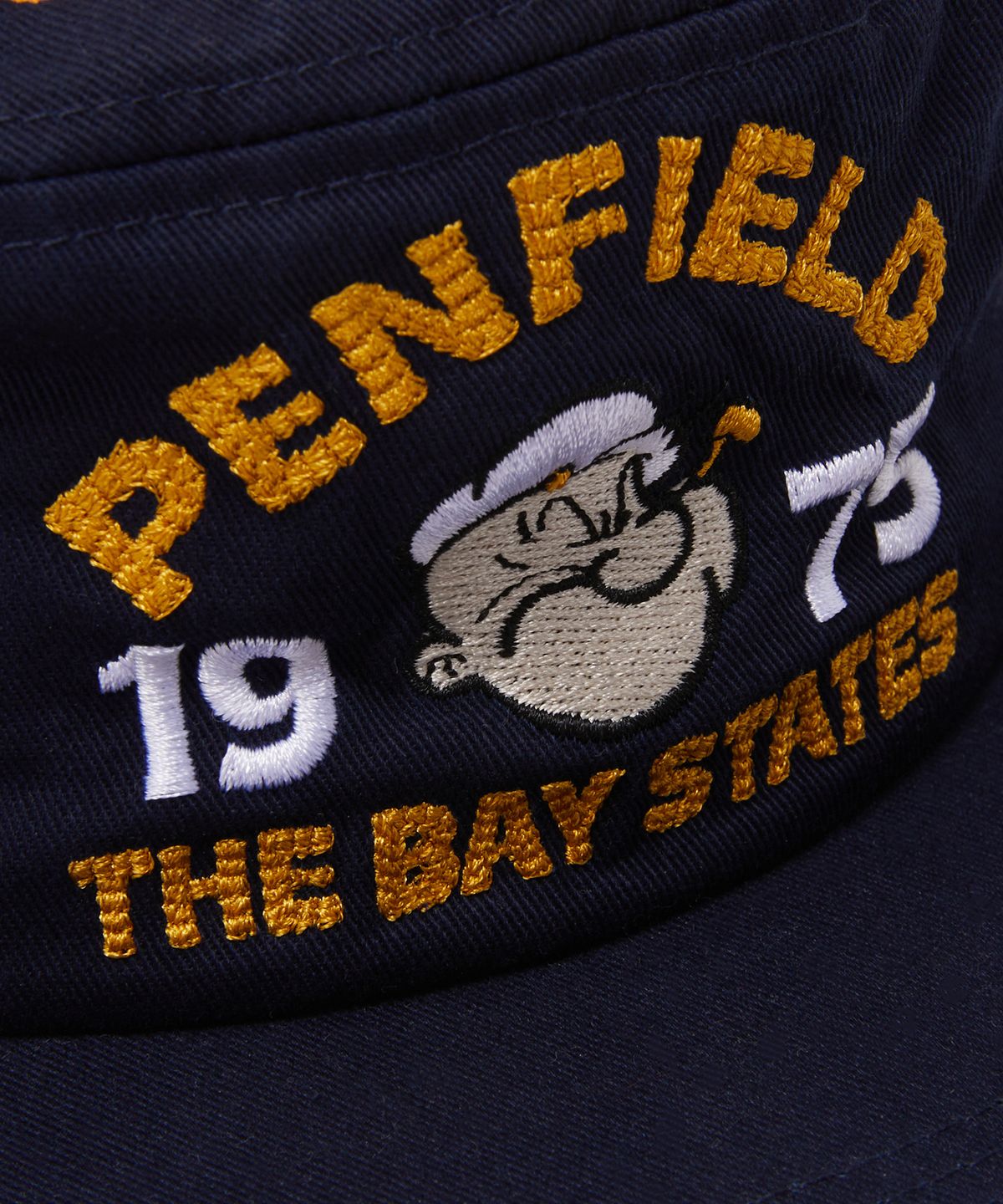 펜필드(PENFIELD) 베이 스테이트 코튼 필박스 캡 네이비_FS7AH41U