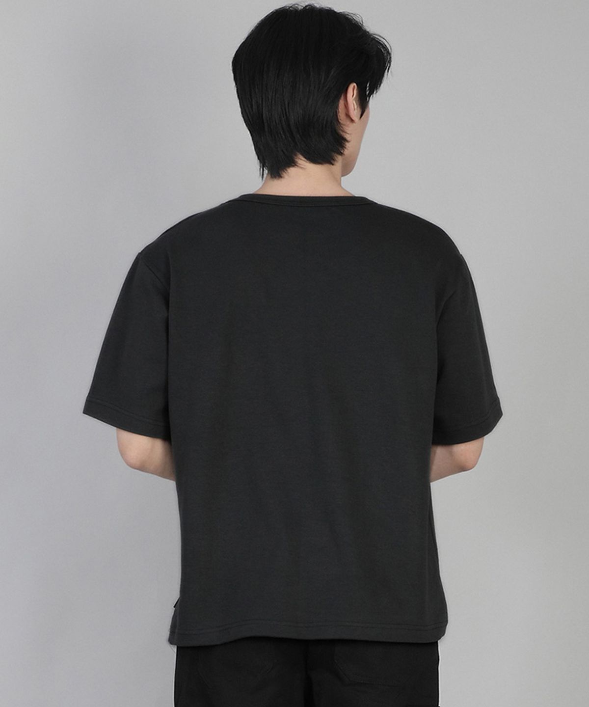 세인트크루(SAINTCREW) 무지 R넥 반팔티 RSR-880 블랙