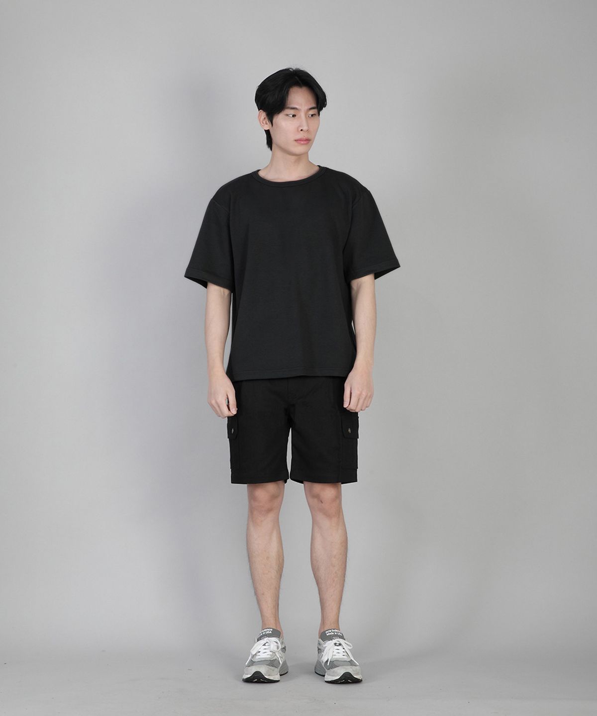 세인트크루(SAINTCREW) 무지 R넥 반팔티 RSR-880 블랙