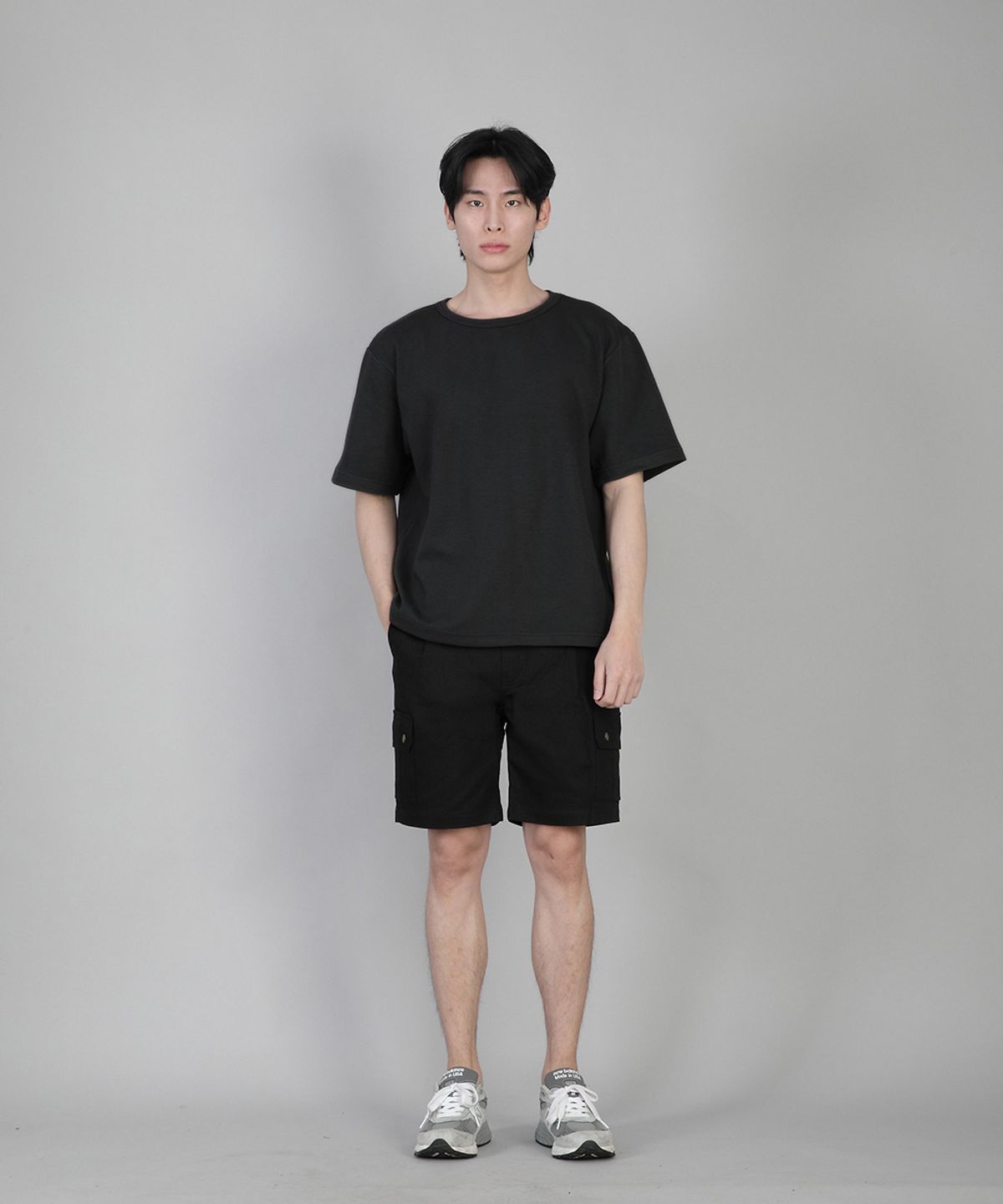 세인트크루(SAINTCREW) 무지 R넥 반팔티 RSR-880 블랙