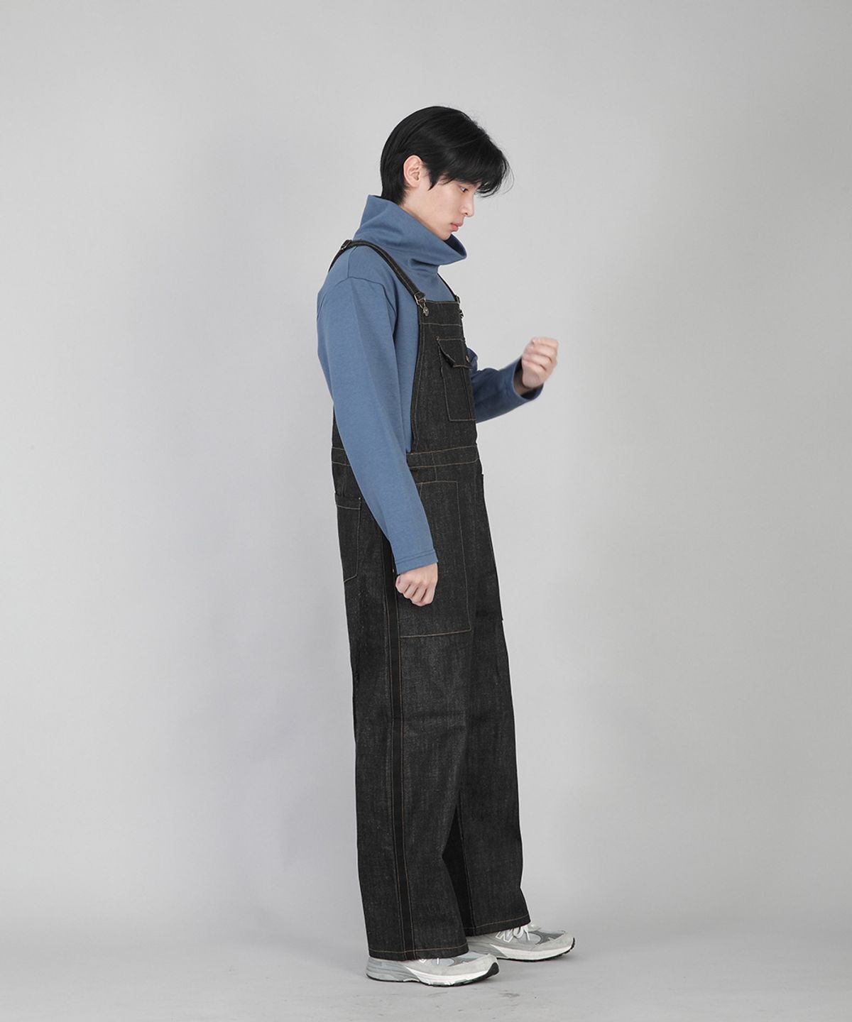 세인트크루(SAINTCREW) 무지 폴라넥 긴팔티 PPL-884 이집션 블루