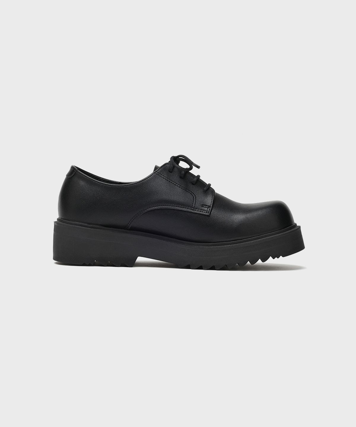 피렌체 아뜨리에(FIRENZE ATELIER) [SECOND.A Light] 볼륨 라운드토 5CM 더비 SL27 [MATT BLACK]