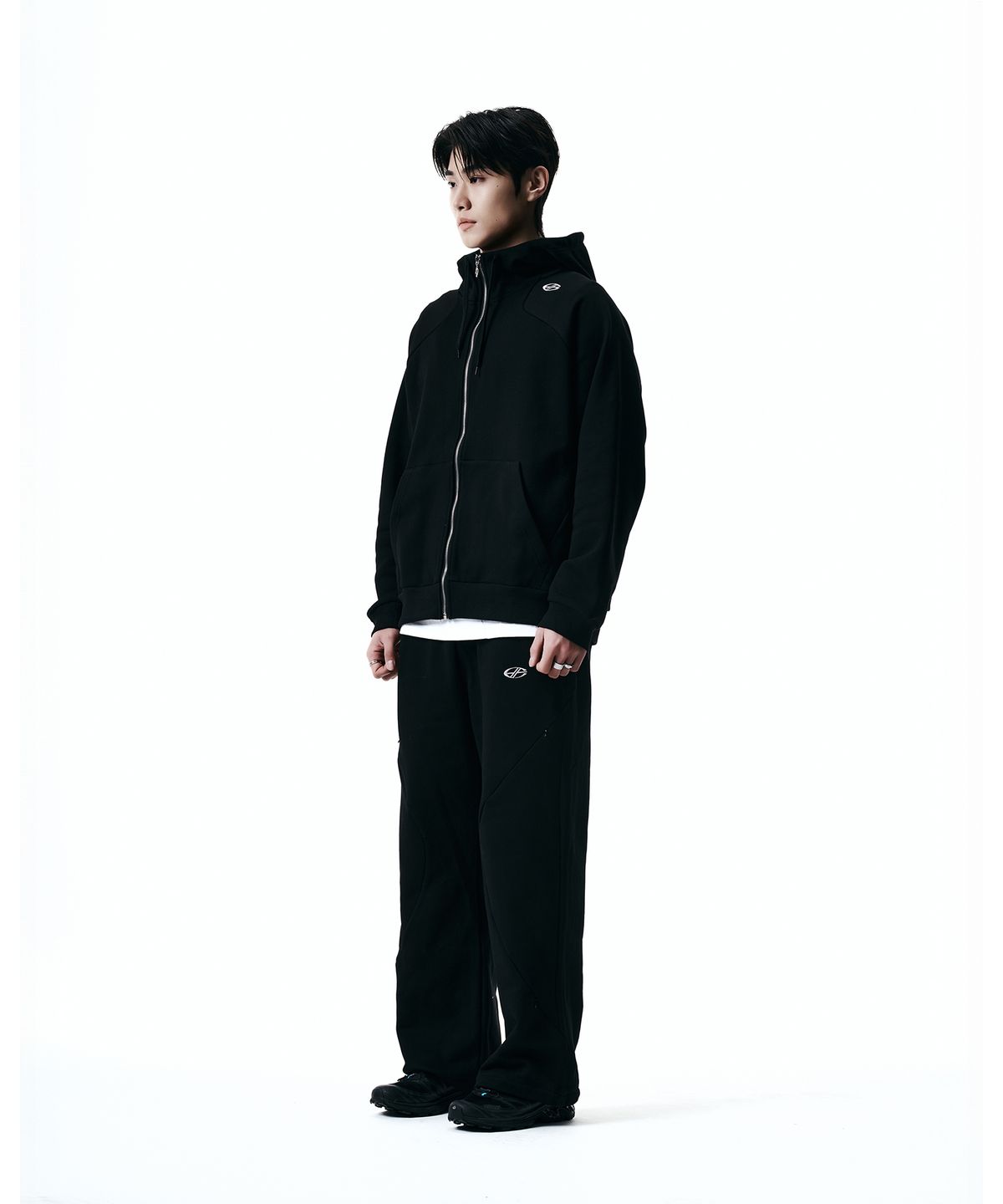 현피트(HYUNFIT) UNITY HOODIE ZIP-UP-[BLACK]