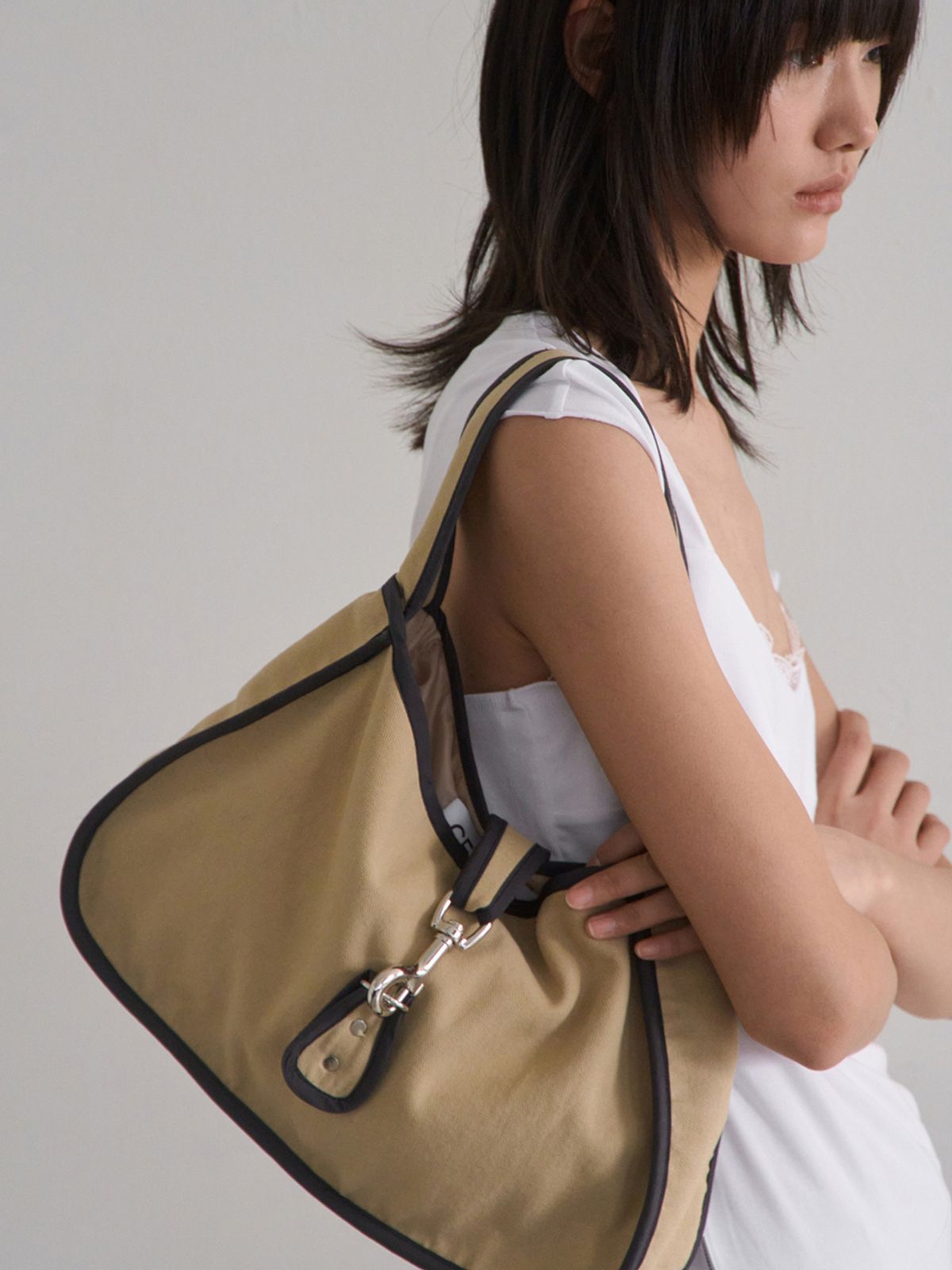 세릭(CERRIC) Buckle Tote Bag _ Beige