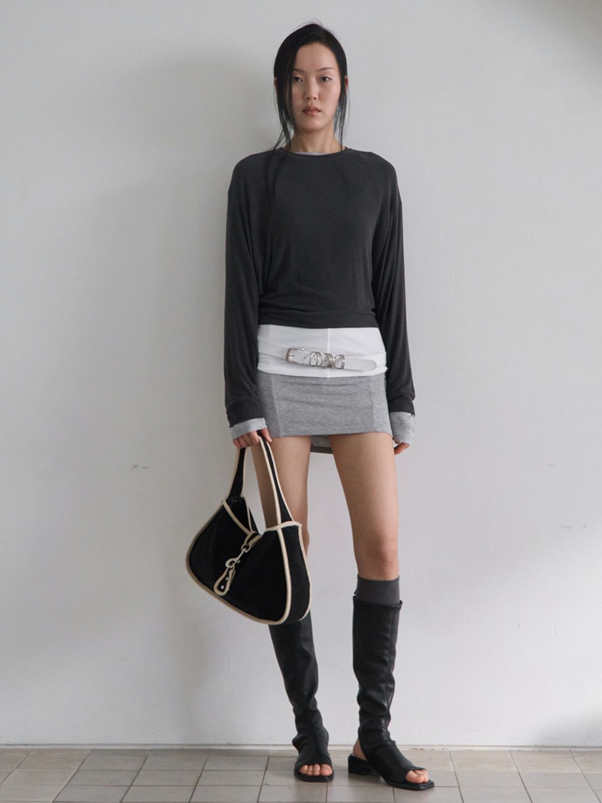 세릭(CERRIC) Buckle Tote Bag _ Black