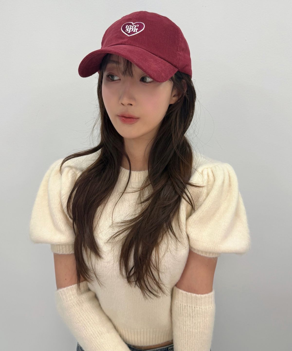 투에스핏(TOOSPIT) 코듀로이 하트 로고 볼캡 [5color]