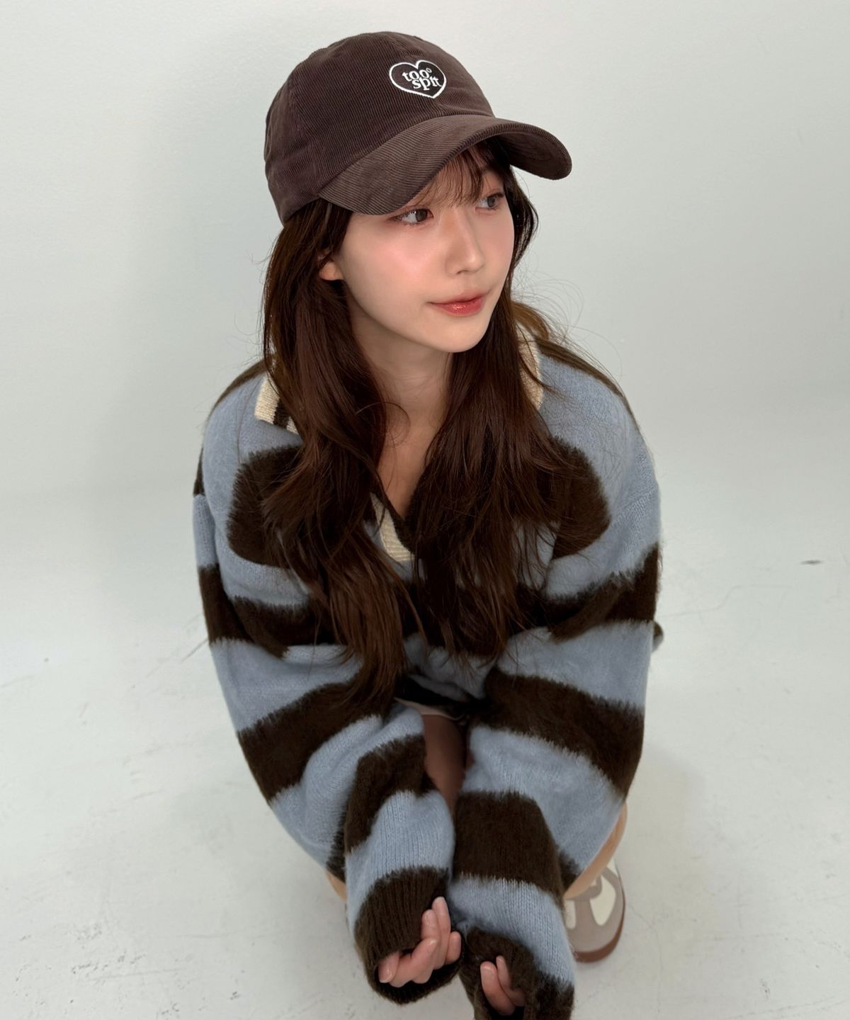 투에스핏(TOOSPIT) 코듀로이 하트 로고 볼캡 [5color]