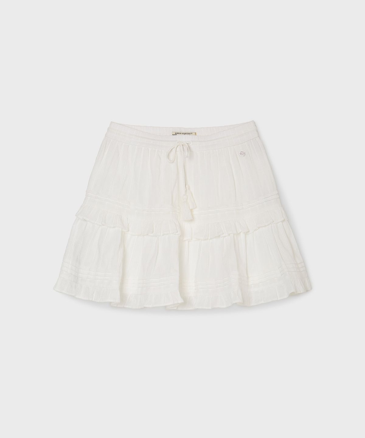 후아유(WHO.A.U) Dobby Short Tiered Skirt / WHWHG2535F