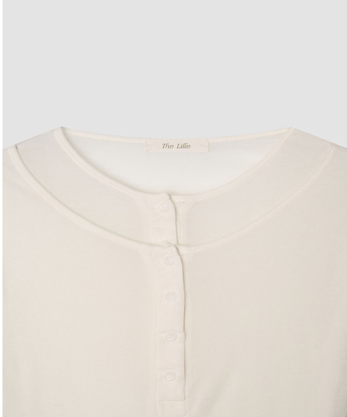 더 릴(THE LILLE) Layered Long Sleeve T_Ivory