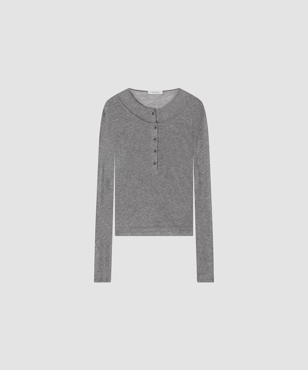 더 릴(THE LILLE) Layered Long Sleeve T_Gray