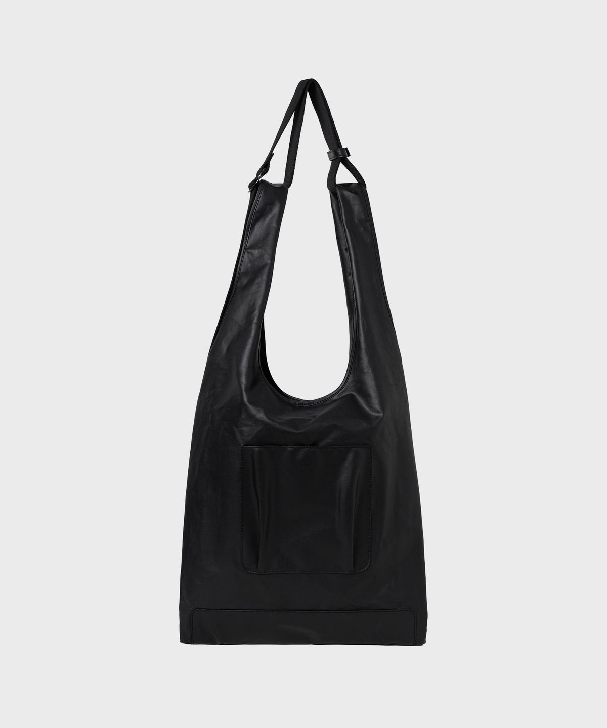 넌블랭크(NONBLANK) 코티드 토트 백_BLACK
