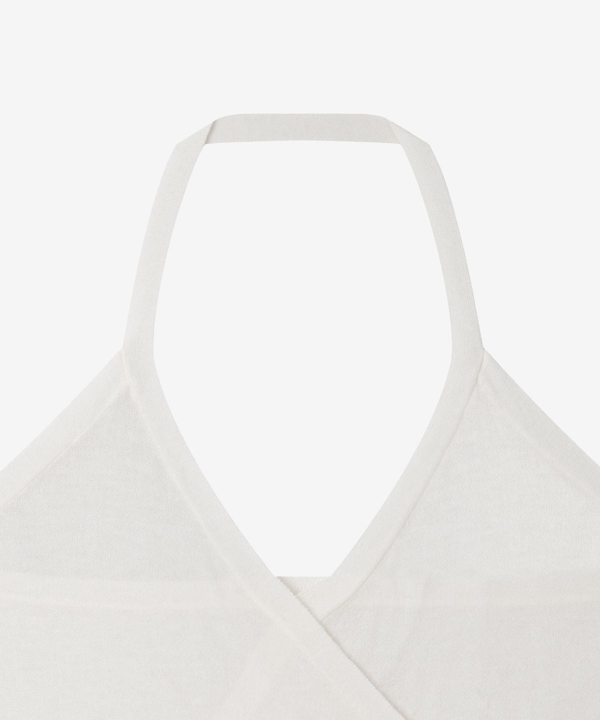 바시카(BASIKA) 홀터 랩 레이어드 가디건 (화이트)