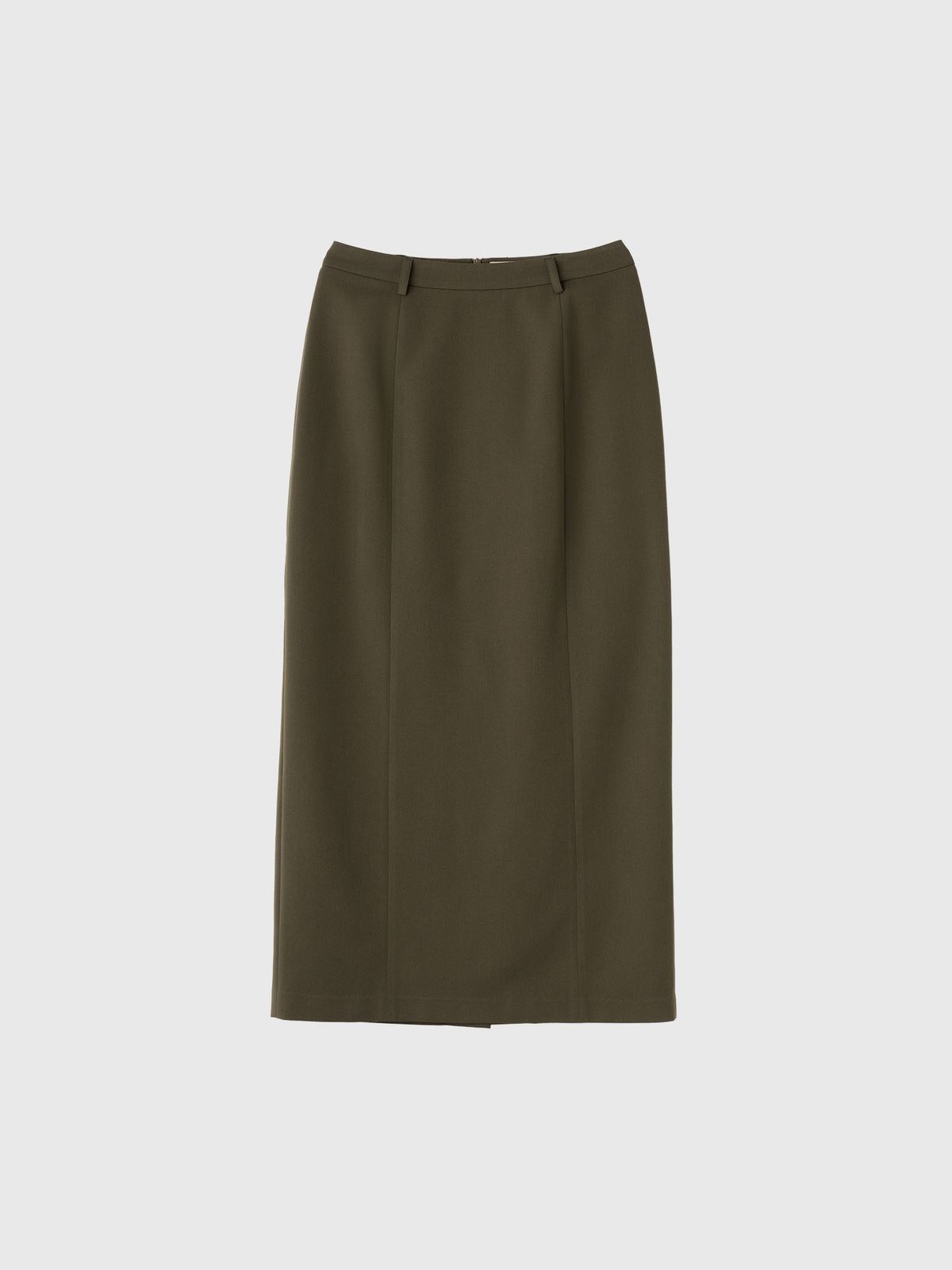 제너럴아이디어(GENERALIDEA) 미니멀 H라인 롱스커트 [TAUPE] / WBE1L13505