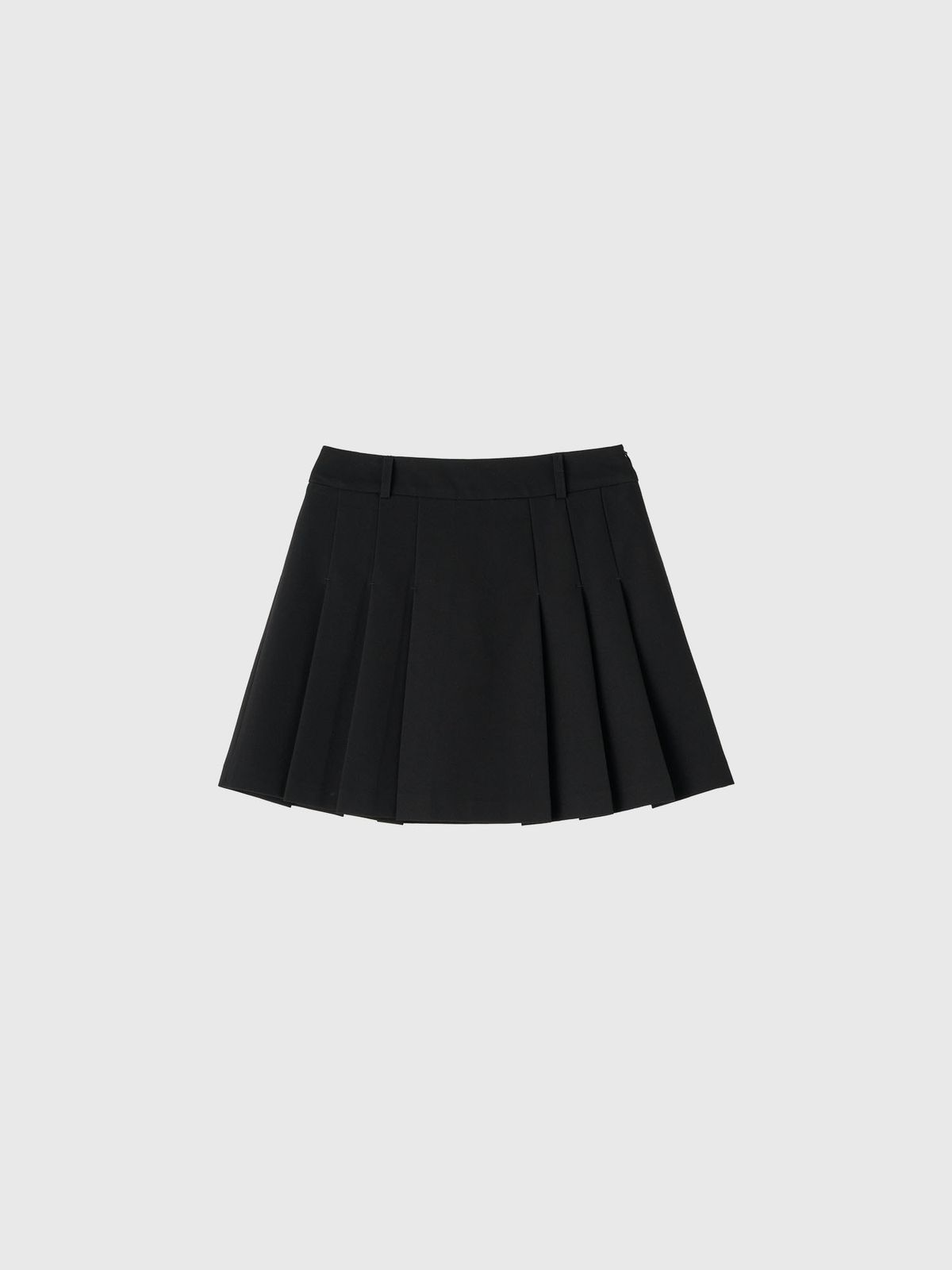 제너럴아이디어(GENERALIDEA) 포멀 플리츠 미니 스커트 [BLACK] / GF1LSK501
