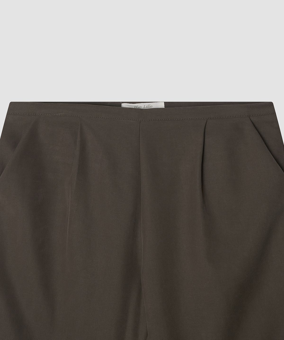 더 릴(THE LILLE) Phaeton Pintuck Pants_Brown
