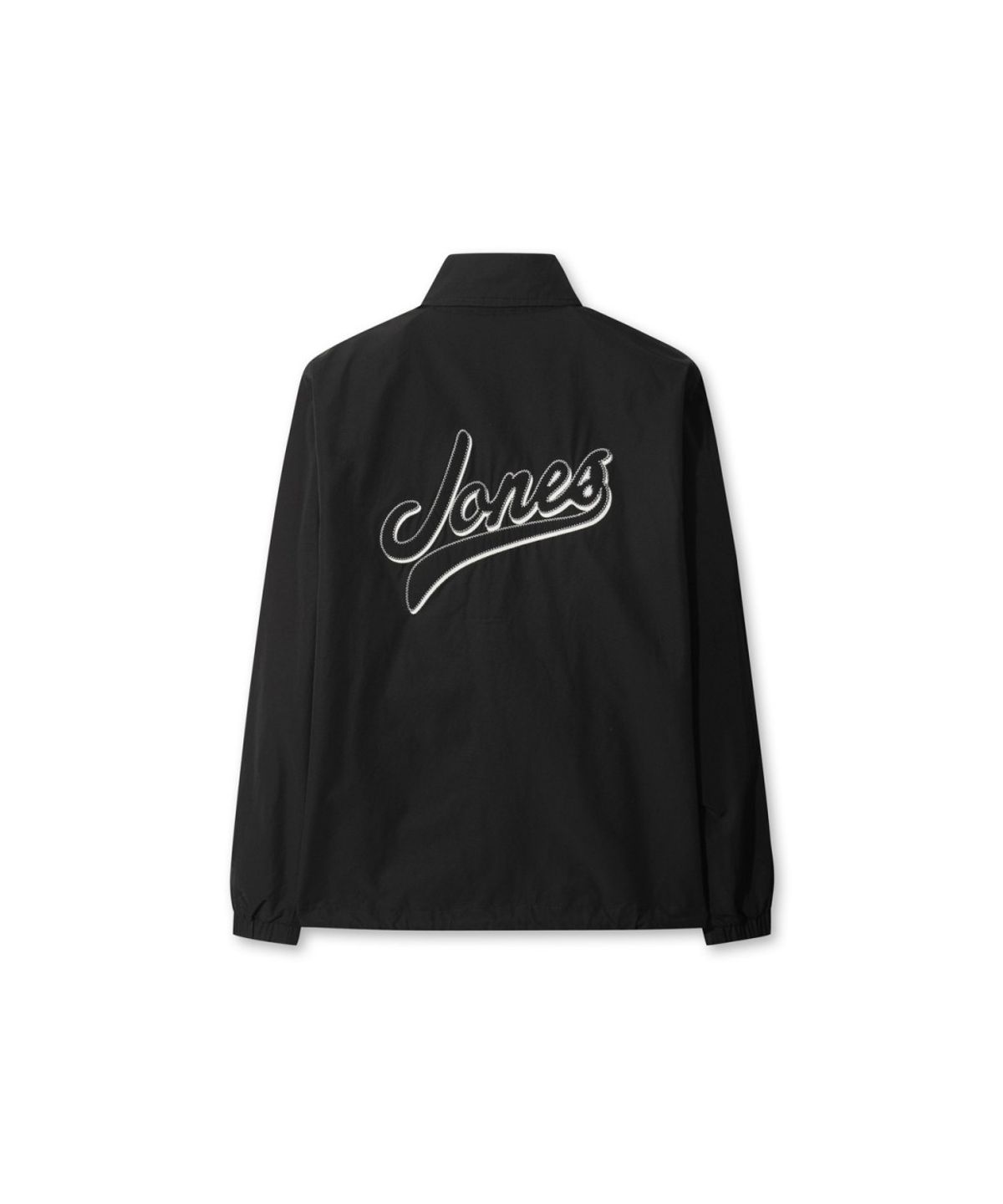 왁(WAAC) [WAAC X JONES] Men’s Curved Logo Coach Jacket WMUAS26170BKX