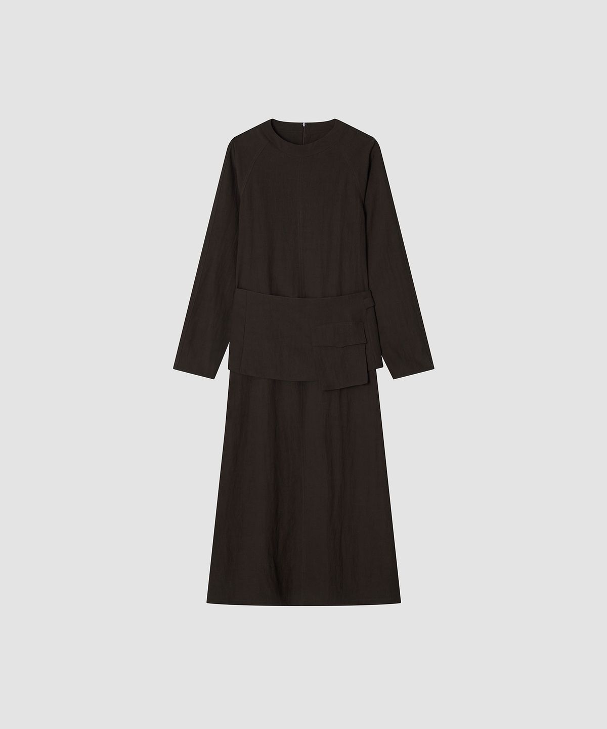 더 릴(THE LILLE) Belted One-Piece_Brown