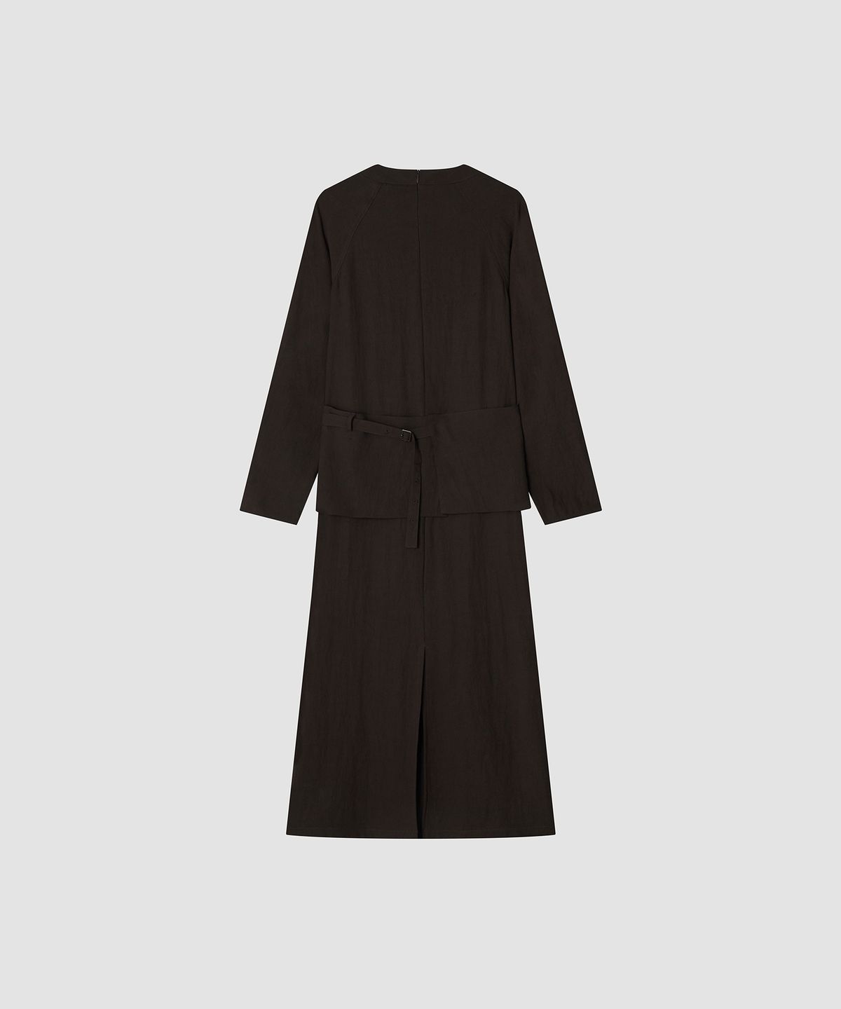 더 릴(THE LILLE) Belted One-Piece_Brown