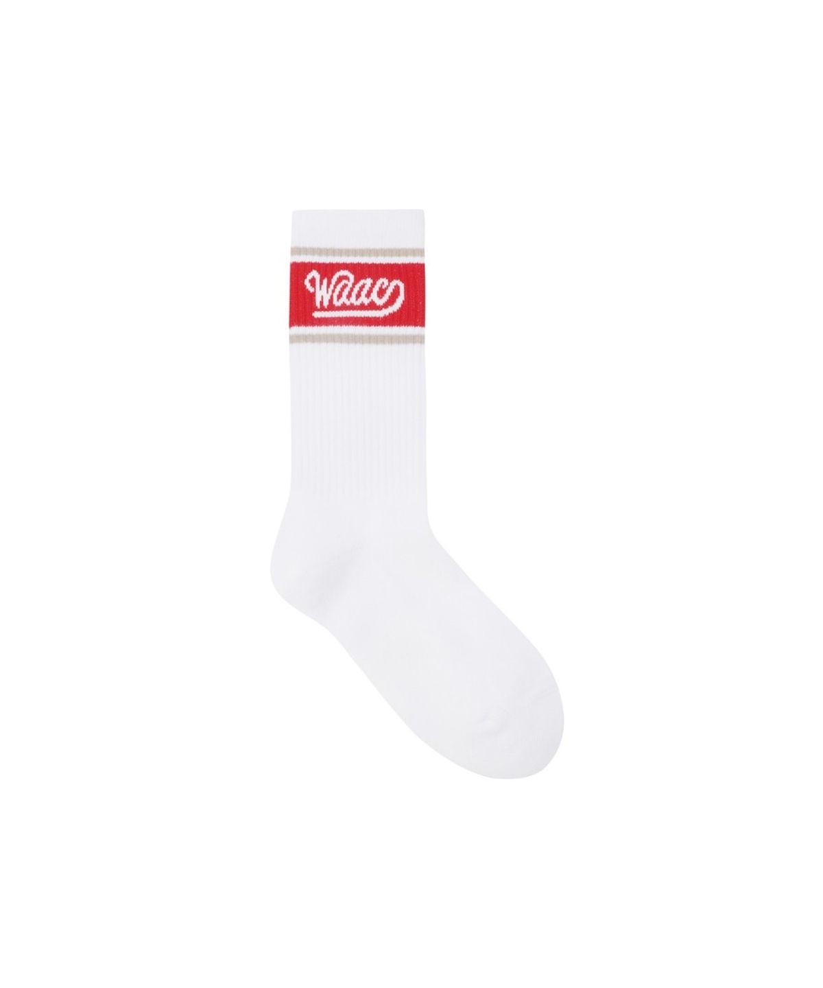 왁(WAAC) Uni Color Logo Socks WGLCX26116REX