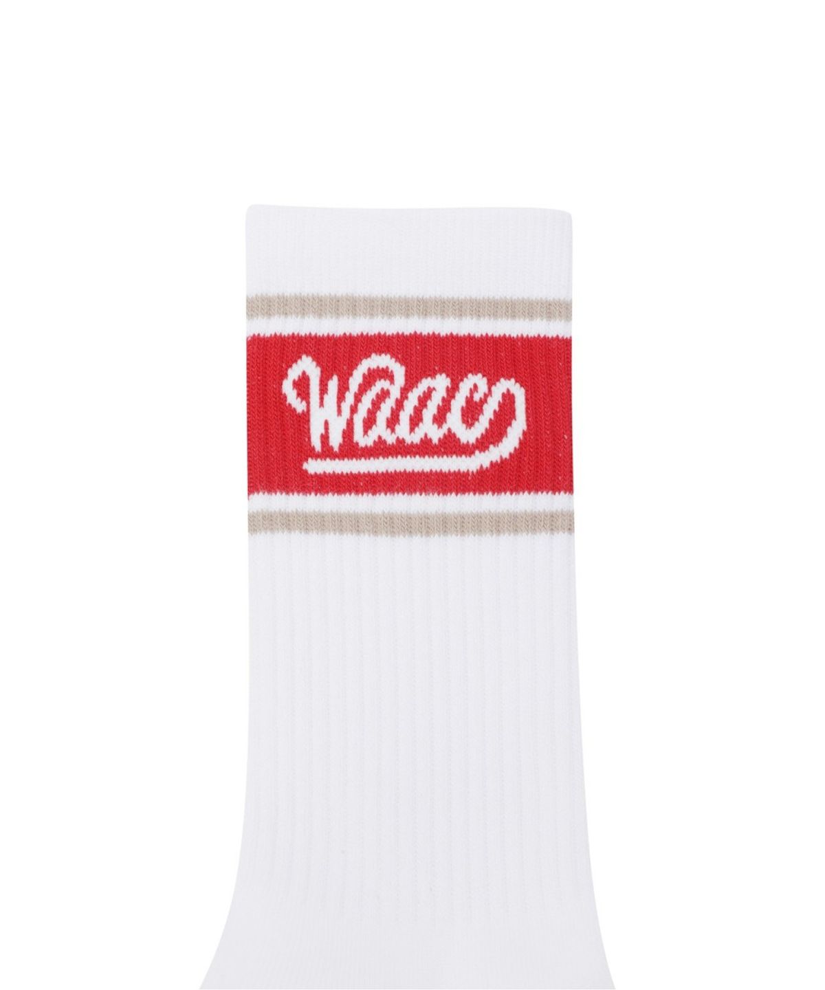 왁(WAAC) Uni Color Logo Socks WGLCX26116REX