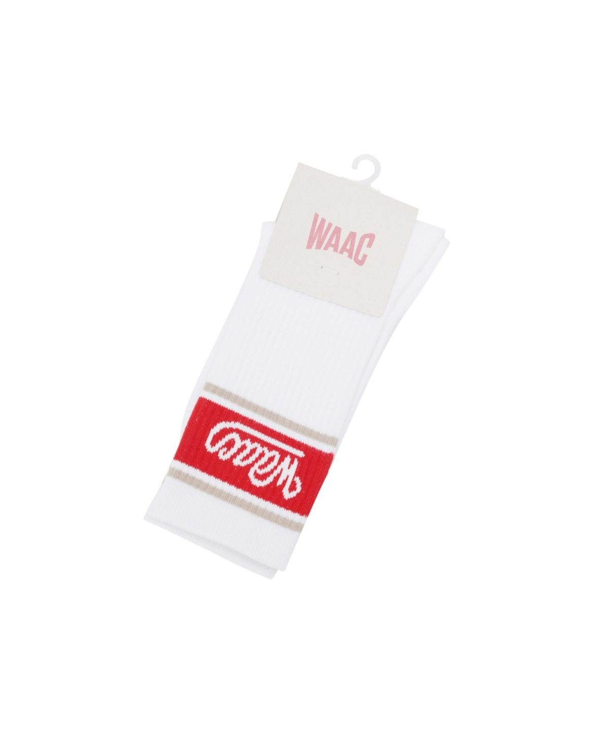 왁(WAAC) Uni Color Logo Socks WGLCX26116REX