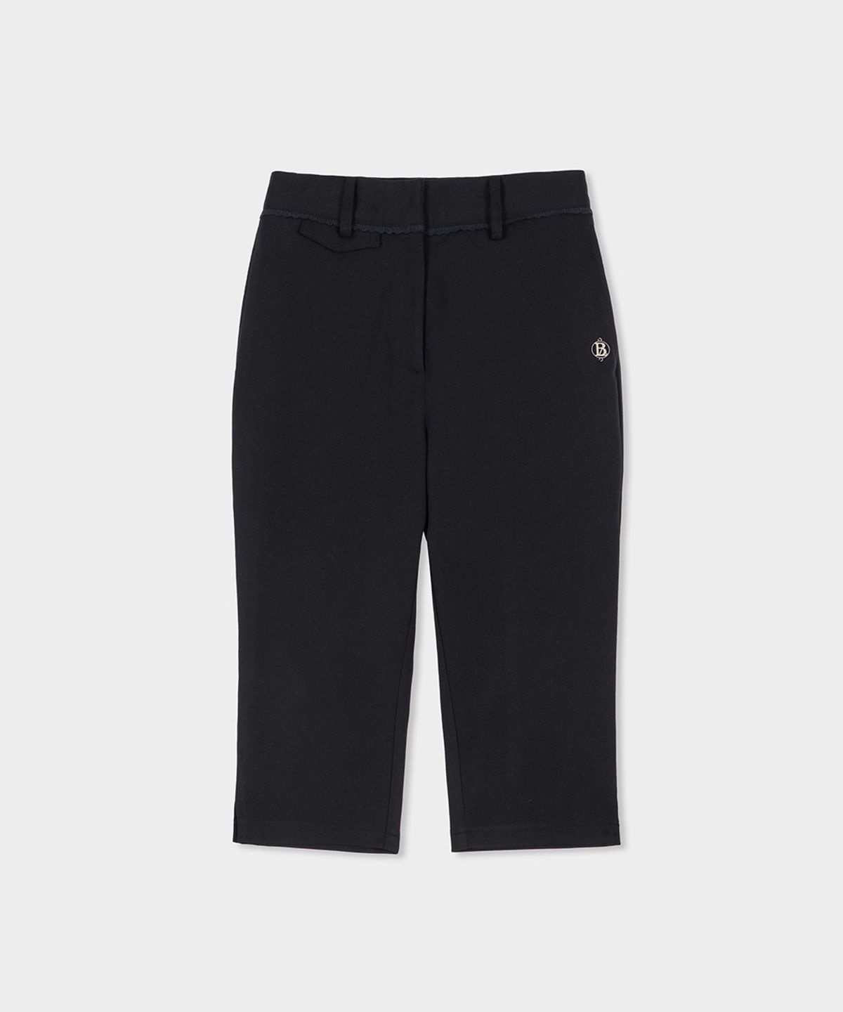 벨로엘(BELLOL) Lace capri pants BLACK