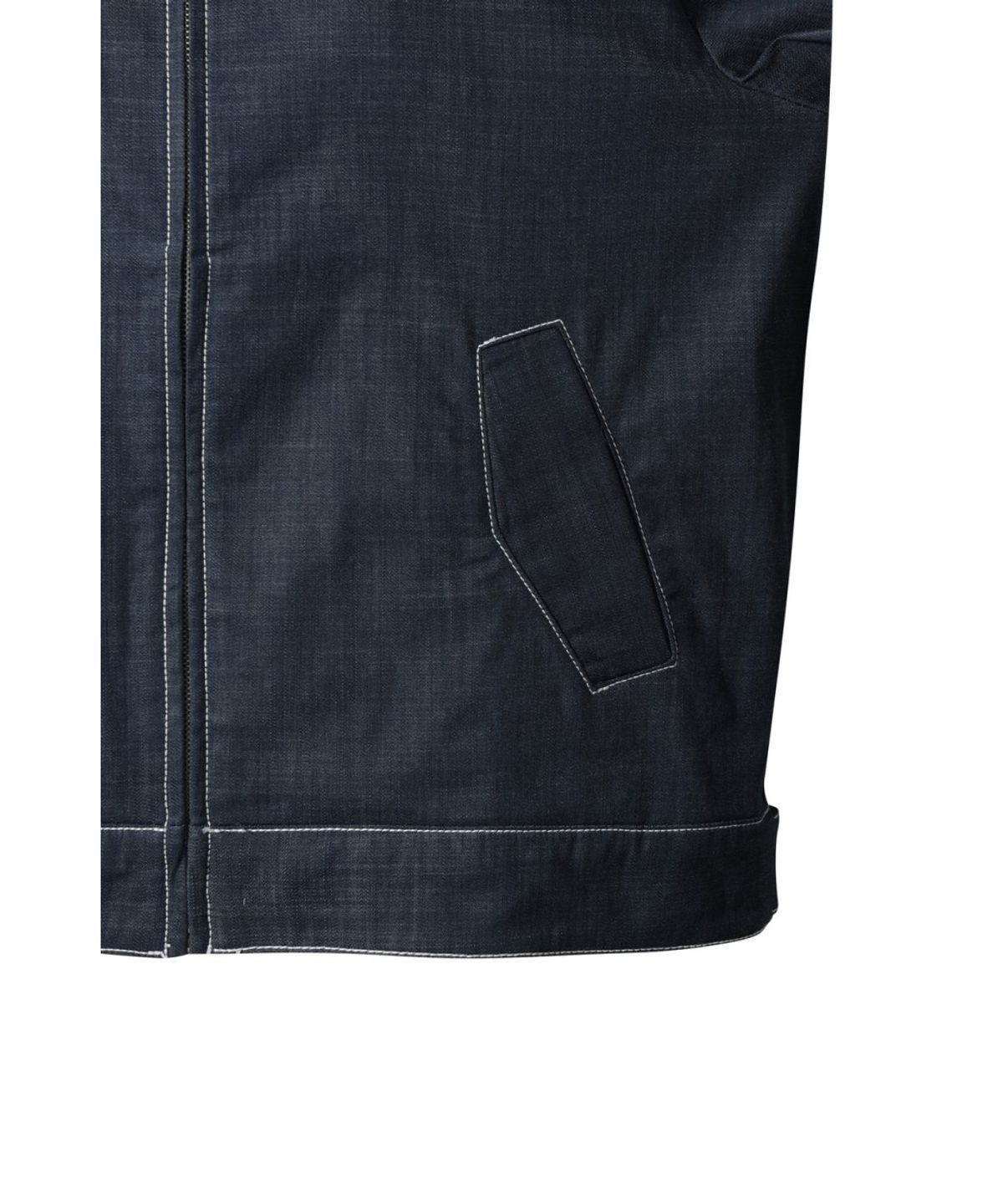 왁(WAAC) Women Denim like half vest WWVAS26121NYD