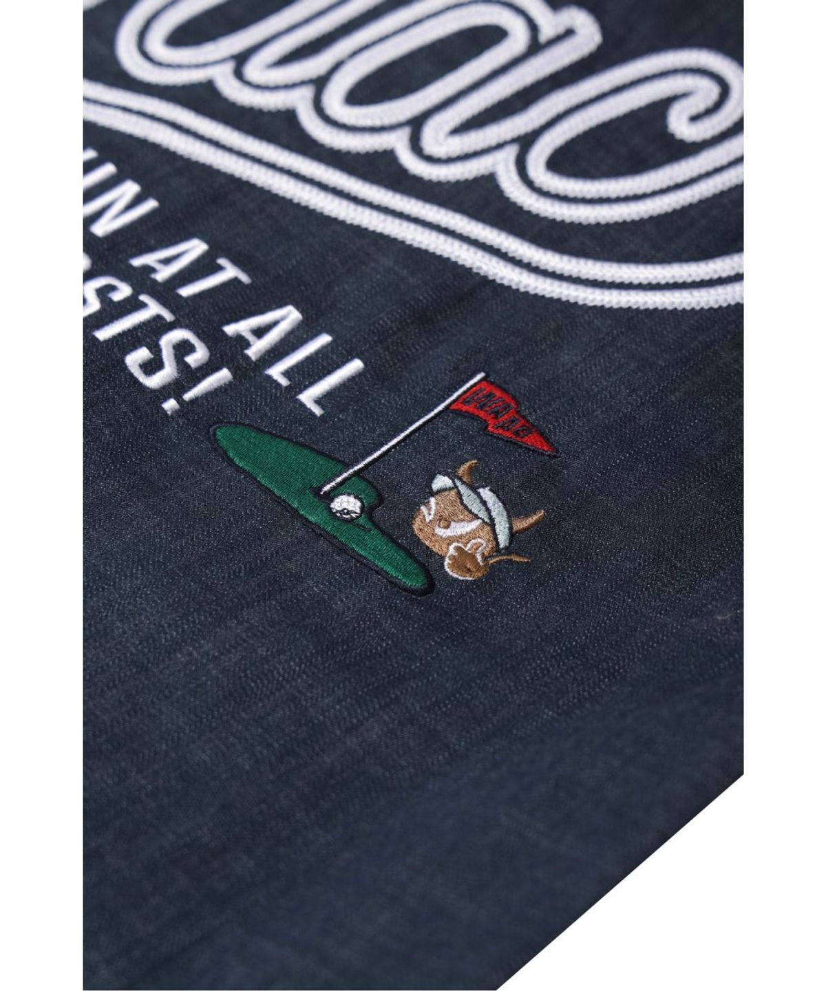 왁(WAAC) Women Denim like half vest WWVAS26121NYD
