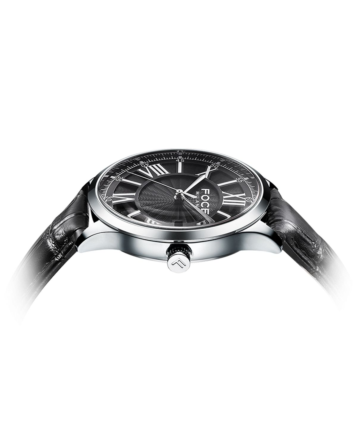 포체(FOCE) 포체밀라노 40mm 남성 가죽시계 FM5879GL-BK