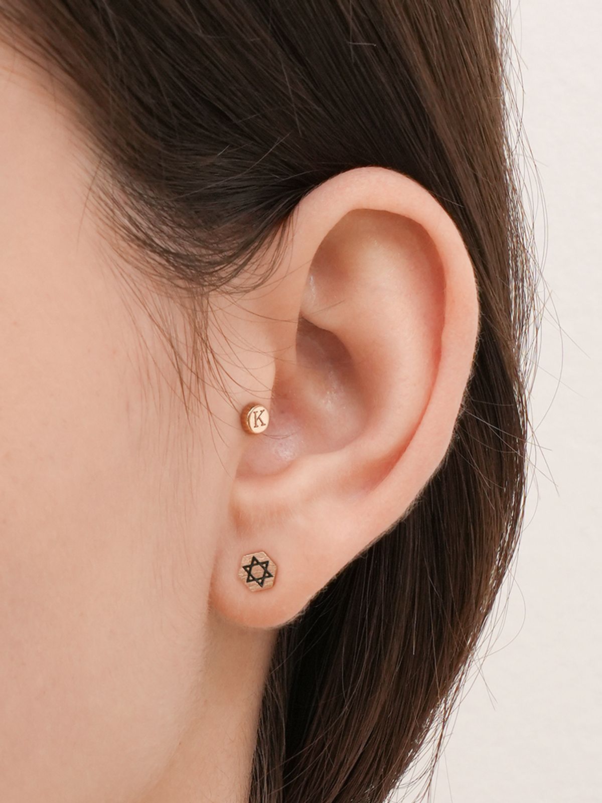 미니멀피어싱(MINIMALPIERCING) 14K 18K 헥사 스텔라 심볼 피어싱