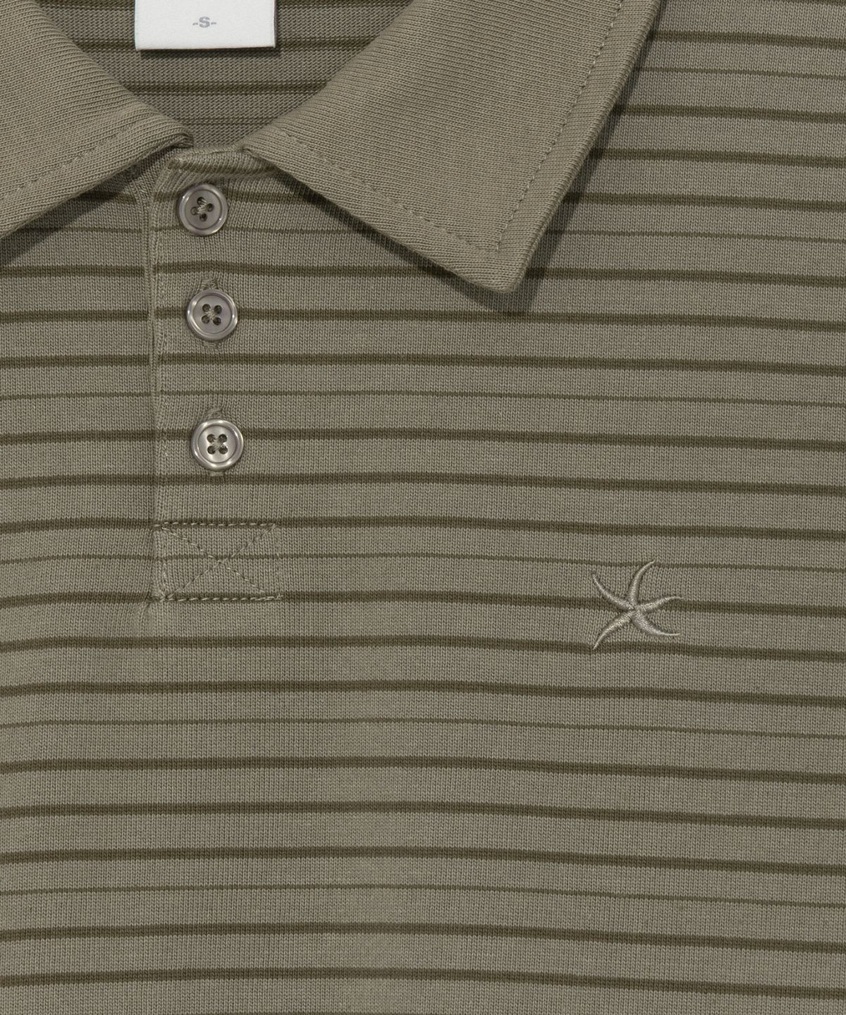 더콜디스트모먼트(THE COLDEST MOMENT) TCM stripe pk T (khaki brown)