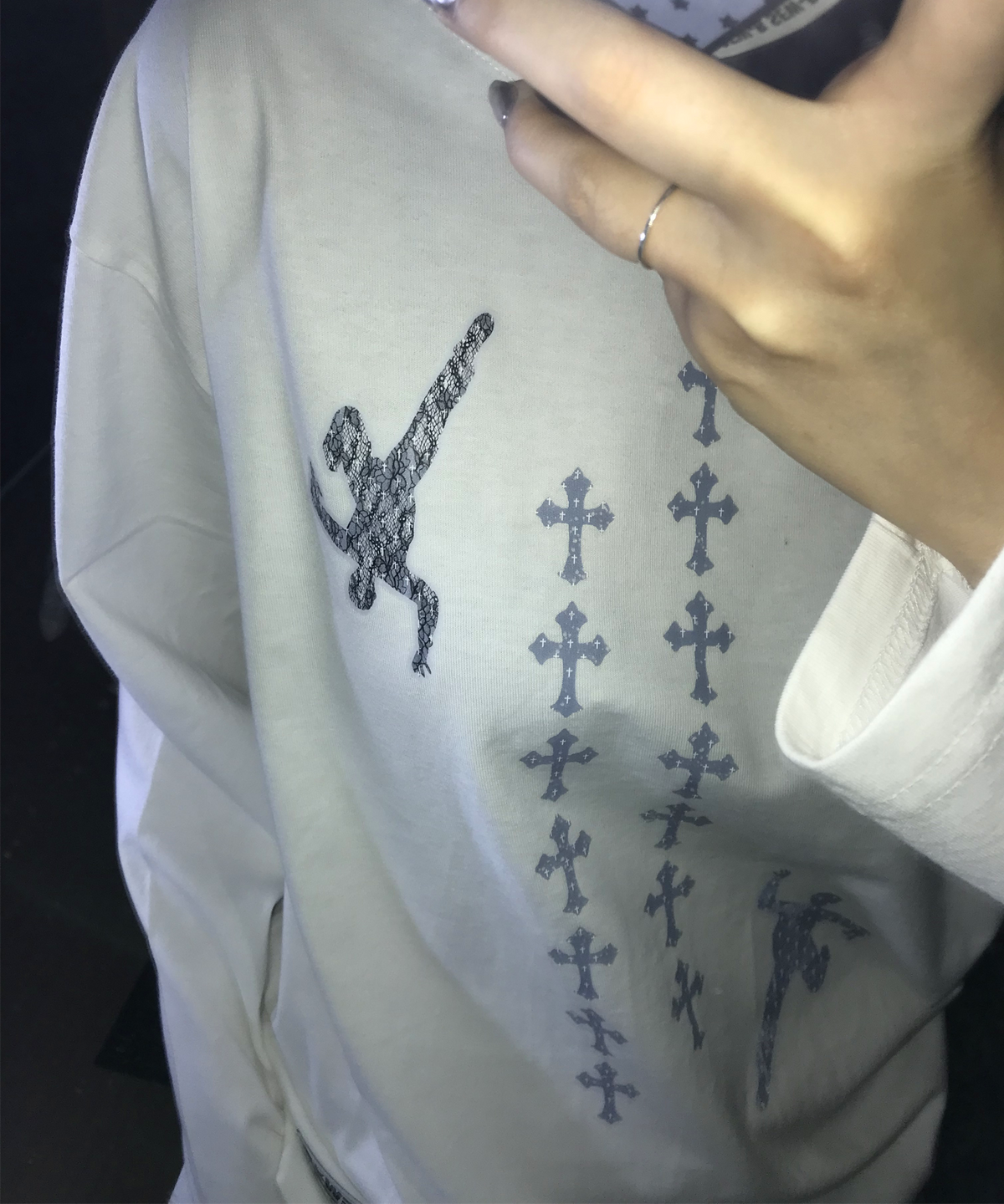 쏘비(SEW-B) 오버핏 JUMP 긴팔티