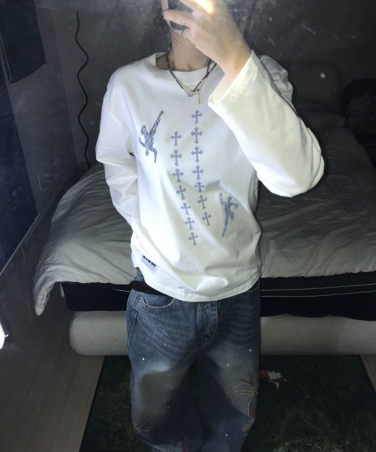 쏘비(SEW-B) 오버핏 JUMP 긴팔티